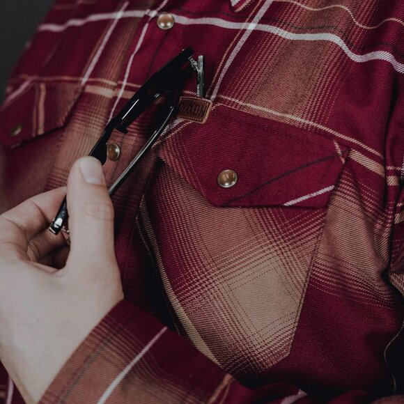 DIXXON Flannel CABERNET Limited Edition Flannel Shirt - Men's M - Picture 4 of 12